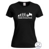 maglietta donna piano evolution pianista nera