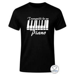 maglietta uomo tranquilli ho un piano pianista
