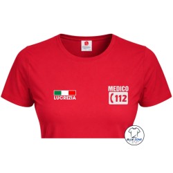 stampa medico 112 soccorso europeo personalizzata con nome