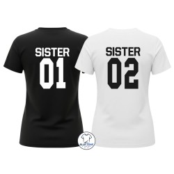 magliette sister personalizzate per sorelle e amiche