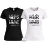Maglietta donna O Mi Alzo Presto divertente