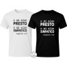 Maglietta uomo O Mi Alzo Presto divertente