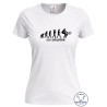 Maglietta donna Bike Evolution bianca
