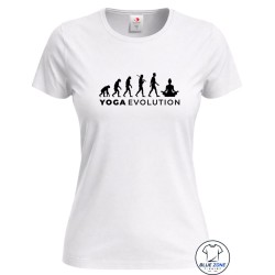 Maglietta donna Yoga Evolution bianca