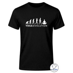 Maglietta uomo Yoga Evolution nera