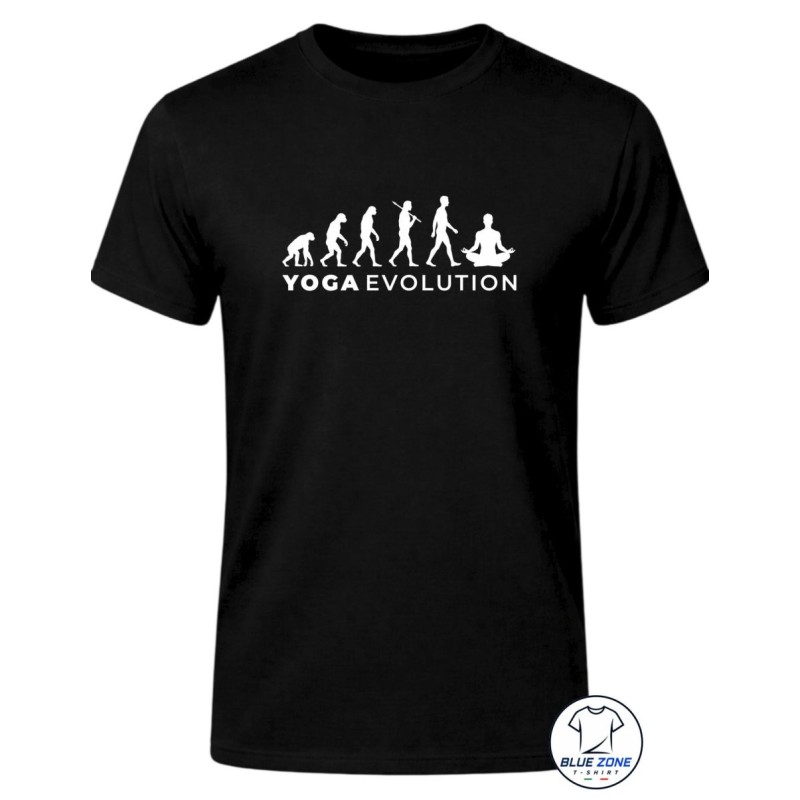 Maglietta uomo Yoga Evolution nera