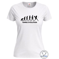 Maglietta donna Tennis Evolution bianca