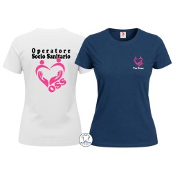 Maglietta donna OSS personalizzata con nome