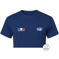 Maglietta uomo Soccorritore 118 personalizzata con nome