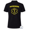 Polo Infermiere Uomo Personalizzata Nome retro