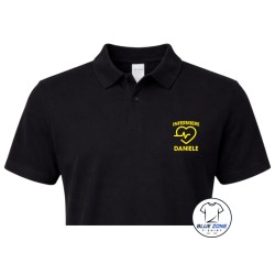 Polo Infermiere Uomo Personalizzata Nome dettaglio