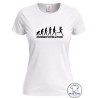 Maglietta Runner Evolution Donna bianca