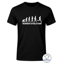 Maglietta Runner Evolution Uomo nera