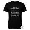 Maglietta uomo matematico divertente nera
