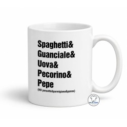 Tazza mug Spaghetti alla Carbonara
