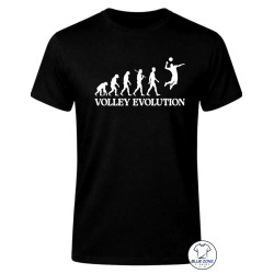 Maglietta Uomo Volley Evolution Pallavolo nera