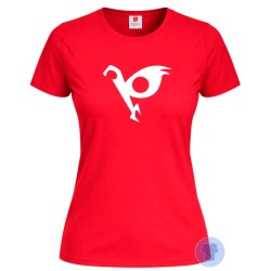 Maglietta donna Hurricane Polymar tributo rossa