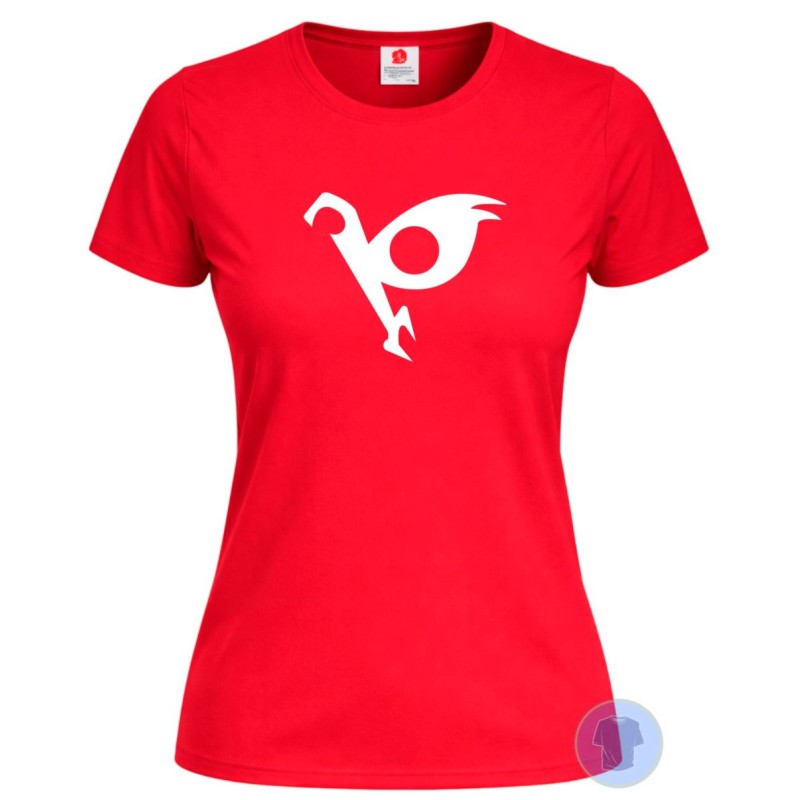 Maglietta donna Hurricane Polymar tributo rossa