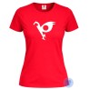 Maglietta donna Hurricane Polymar tributo rossa