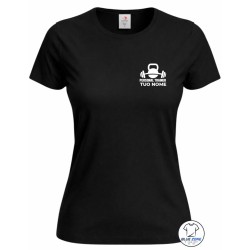Maglietta donna Personal Trainer Small Steps personalizzata fronte