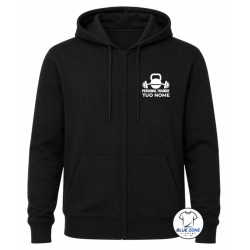 Felpa uomo Personal Trainer Small Steps con cappuccio e zip