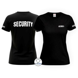 Maglietta Security donna Addetta Sicurezza personalizzata