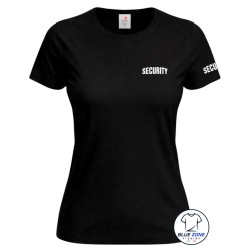 Maglietta Security donna Addetta Sicurezza personalizzata fronte