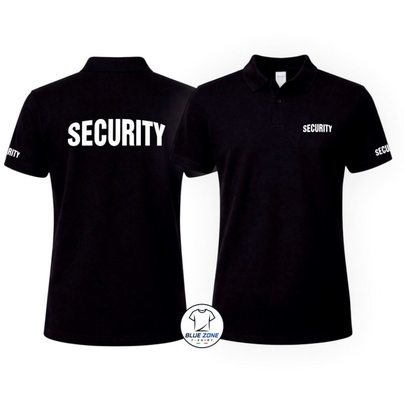 Polo uomo Security Addetto Sicurezza personalizzata