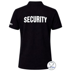 Polo uomo Security Addetto Sicurezza vista posteriore