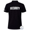 Polo uomo Security Addetto Sicurezza vista posteriore