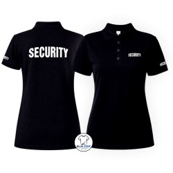 Polo donna Security Addetta Sicurezza personalizzata
