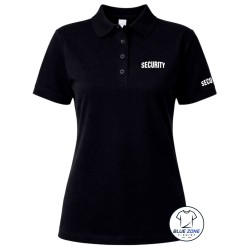 Polo donna Security Addetta Sicurezza personalizzata fronte