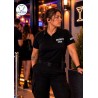 Polo donna Security indossata da addetta alla sicurezza