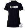 Polo donna Security Addetta Sicurezza vista posteriore
