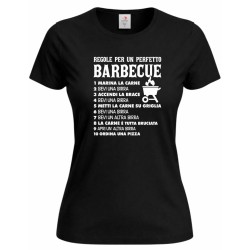 Guida taglie maglietta donna Barbecue