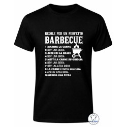 Maglietta uomo Le Regole per un Barbecue Perfetto