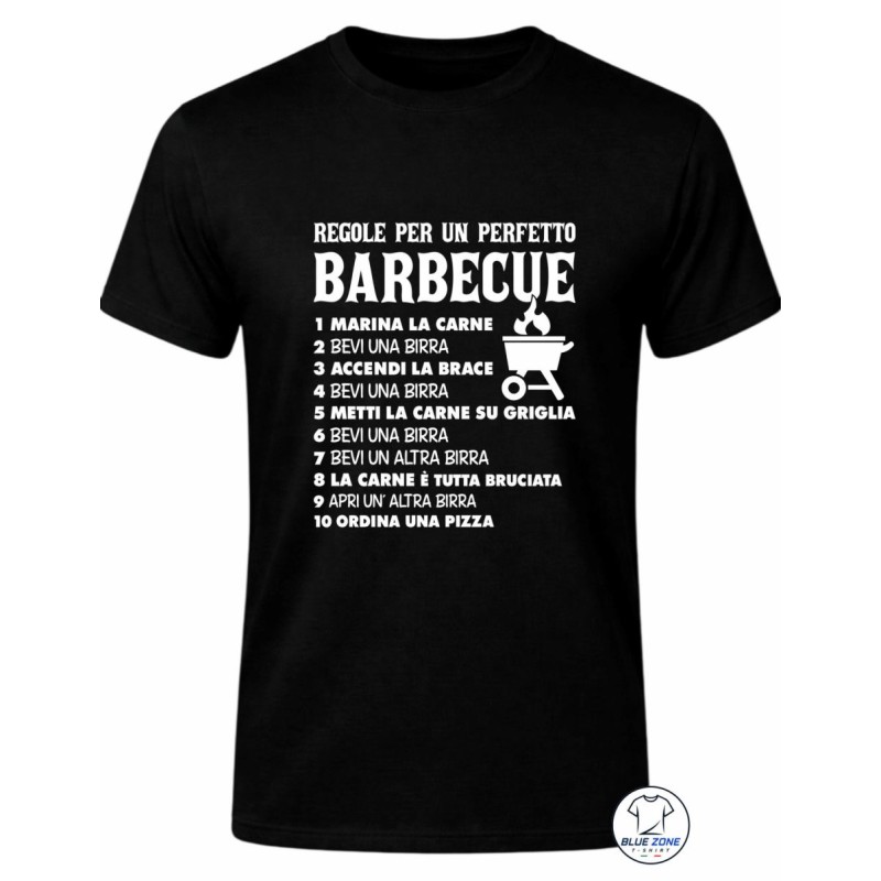 Maglietta uomo Le Regole per un Barbecue Perfetto